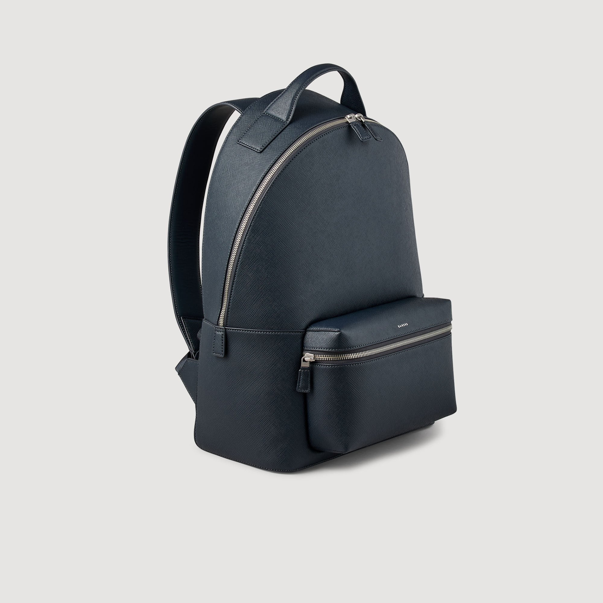 Sandro / Reconstituted leather rucksack Fonte