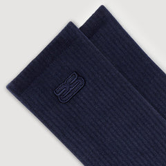 Sandro / Embroidered socks Royal Blue