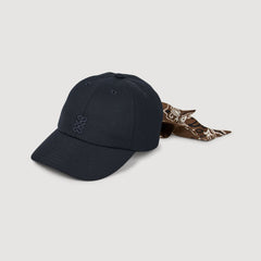 Sandro / Cap with tied scarf Blue