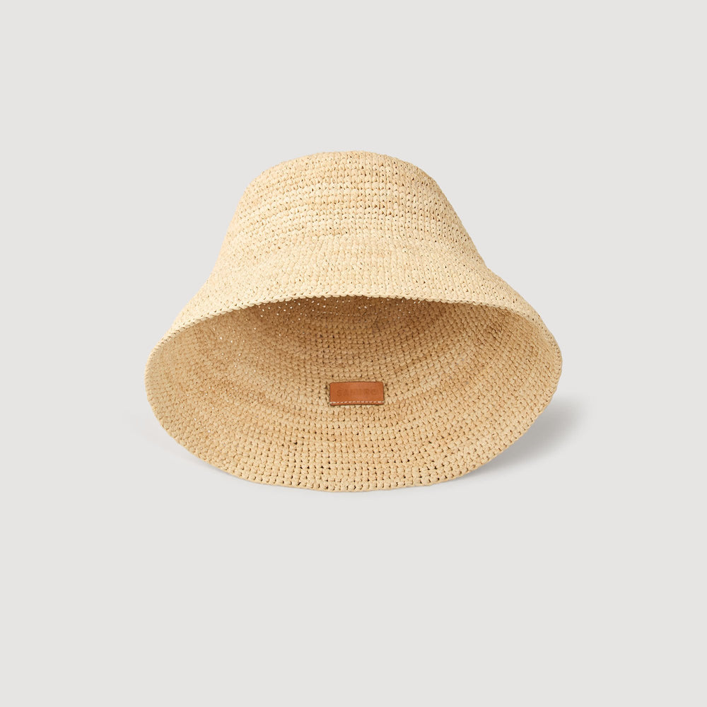 Sandro / Raffia bucket hat Natural
