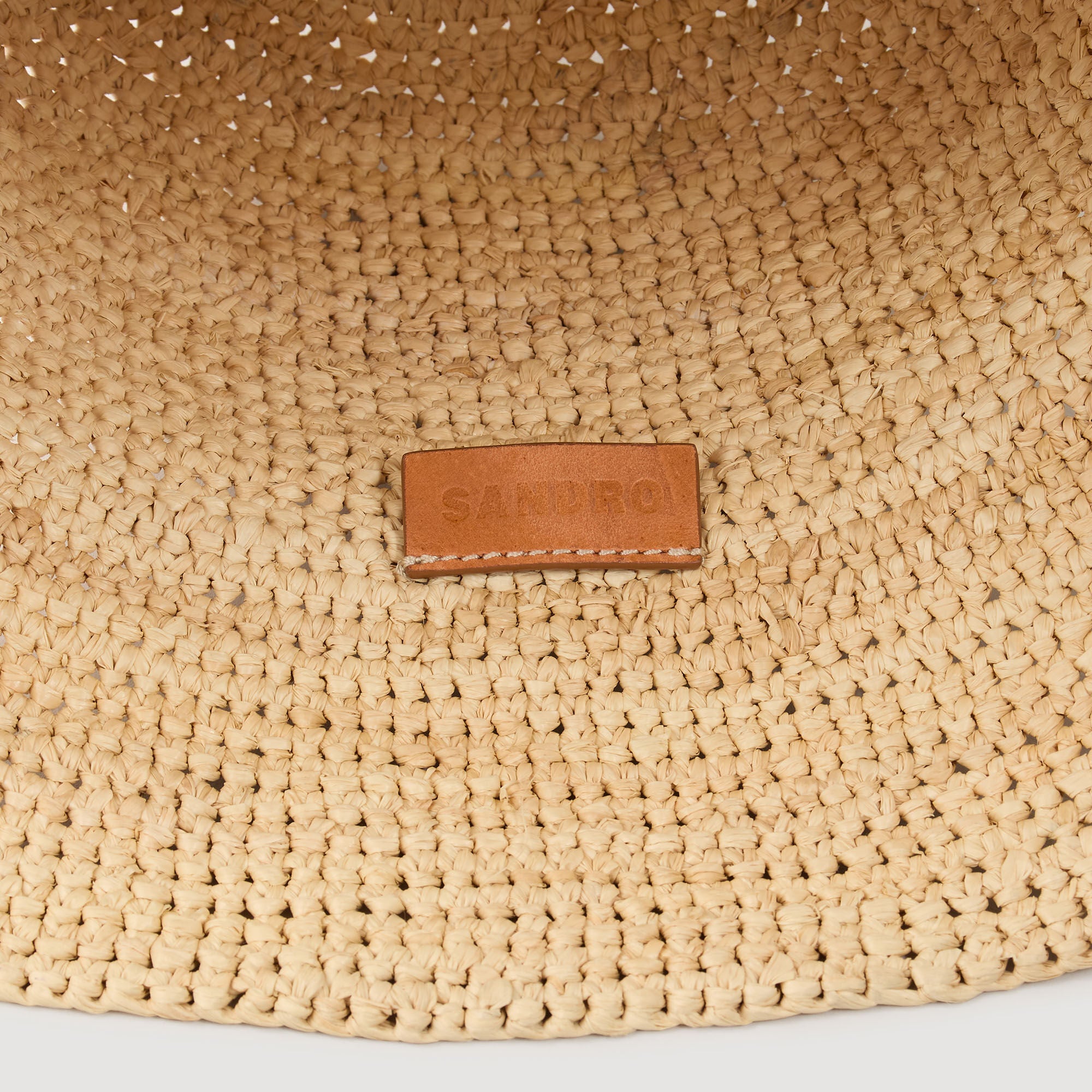 Sandro / Raffia bucket hat Natural