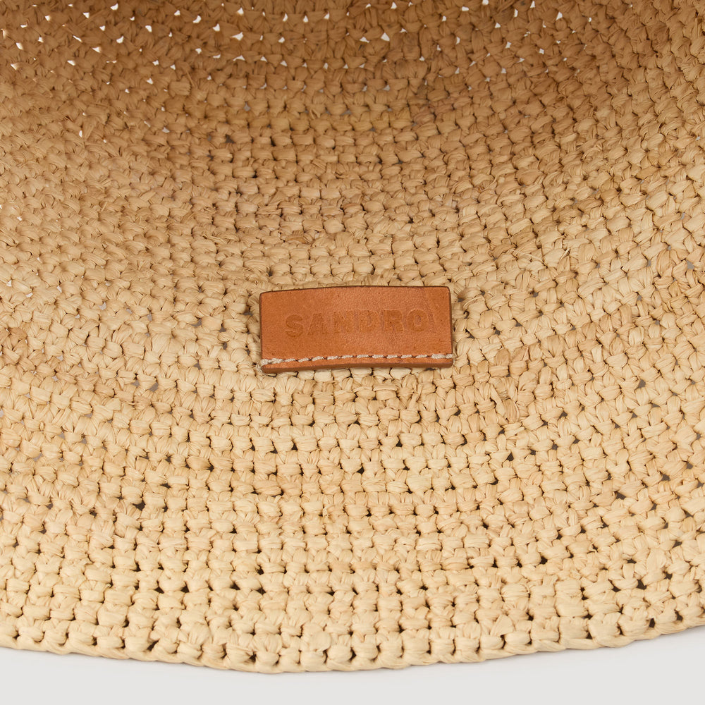 Sandro / Raffia bucket hat Natural