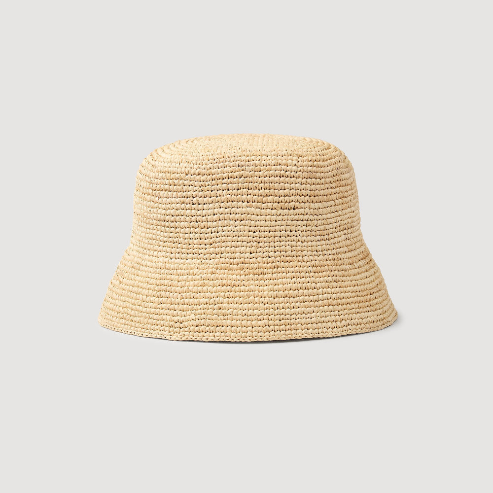 Sandro / Raffia bucket hat Natural