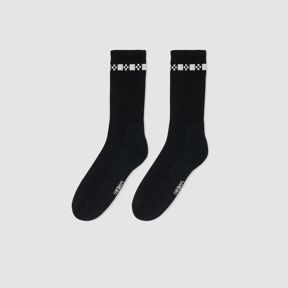 Sandro / Embroidered socks Black
