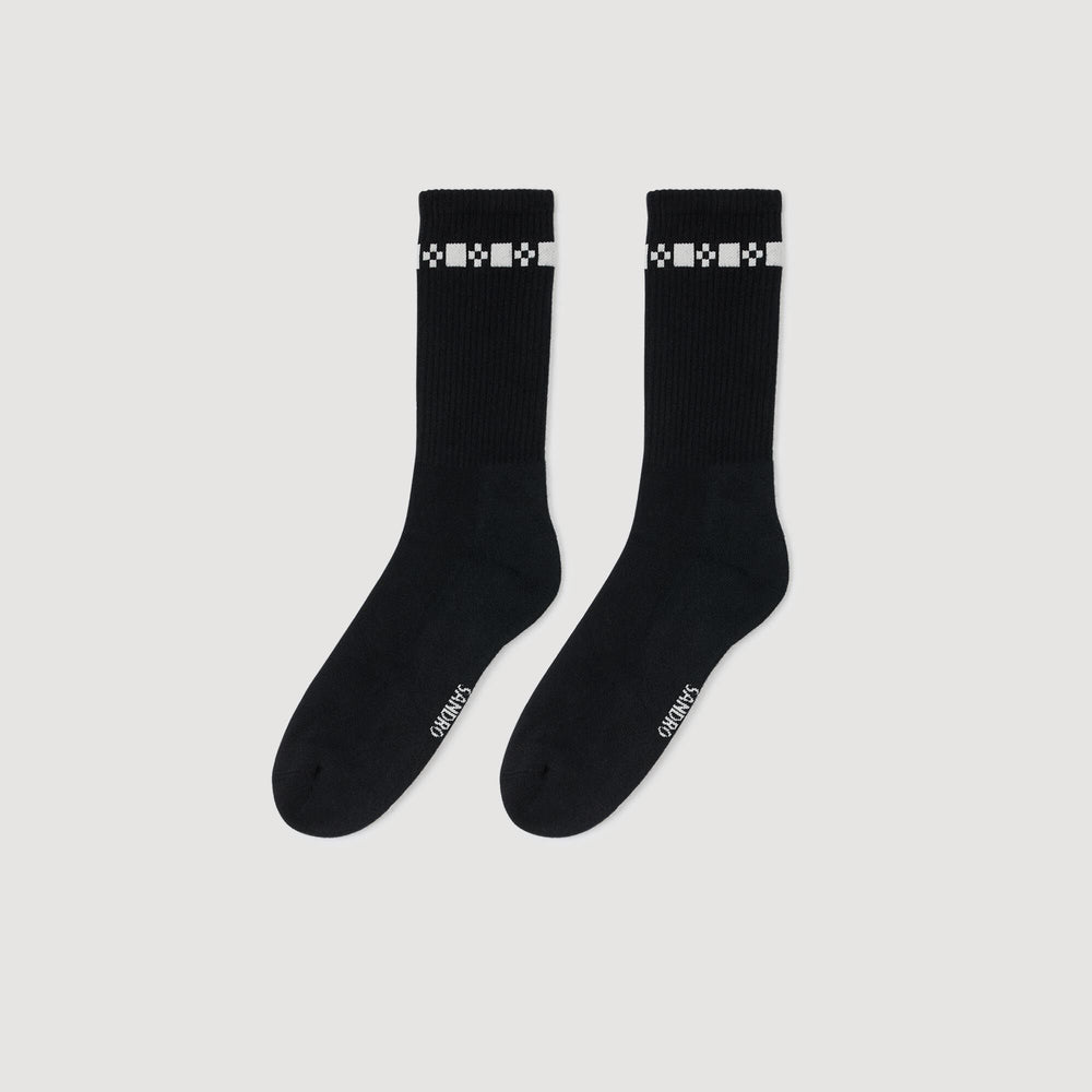 Sandro / Embroidered socks Black