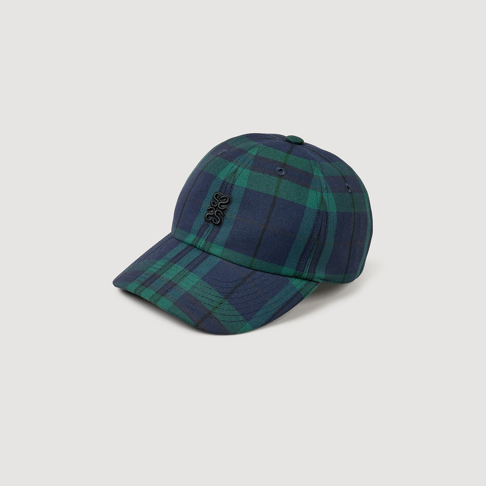 Sandro / Checked cap Green / Blue