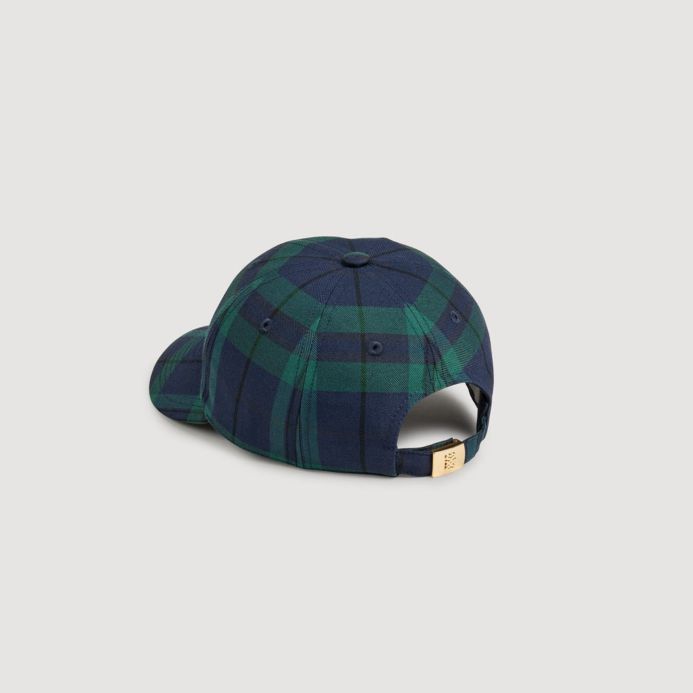 Sandro / Checked cap Green / Blue