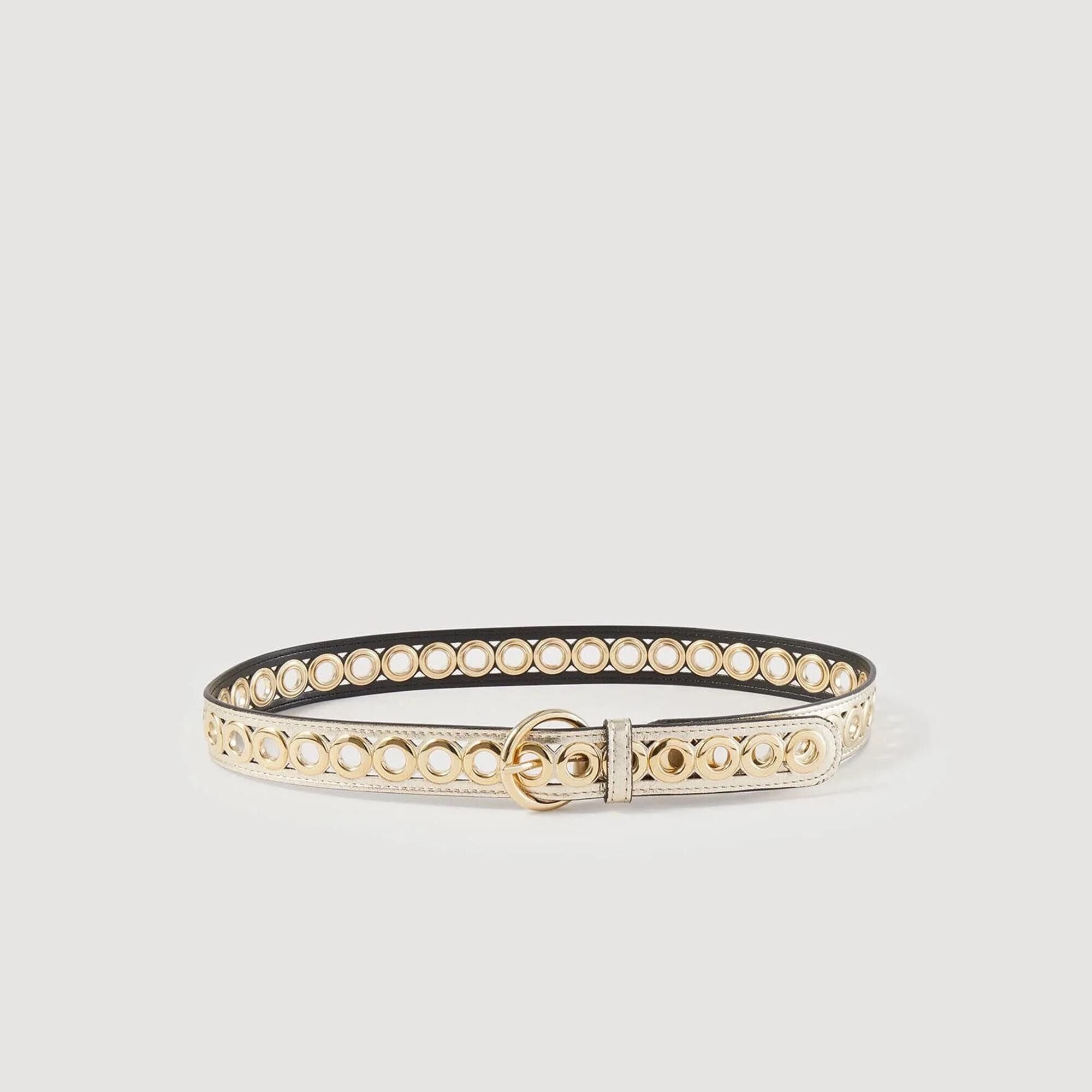 Sandro / Belt with eyelets Gold