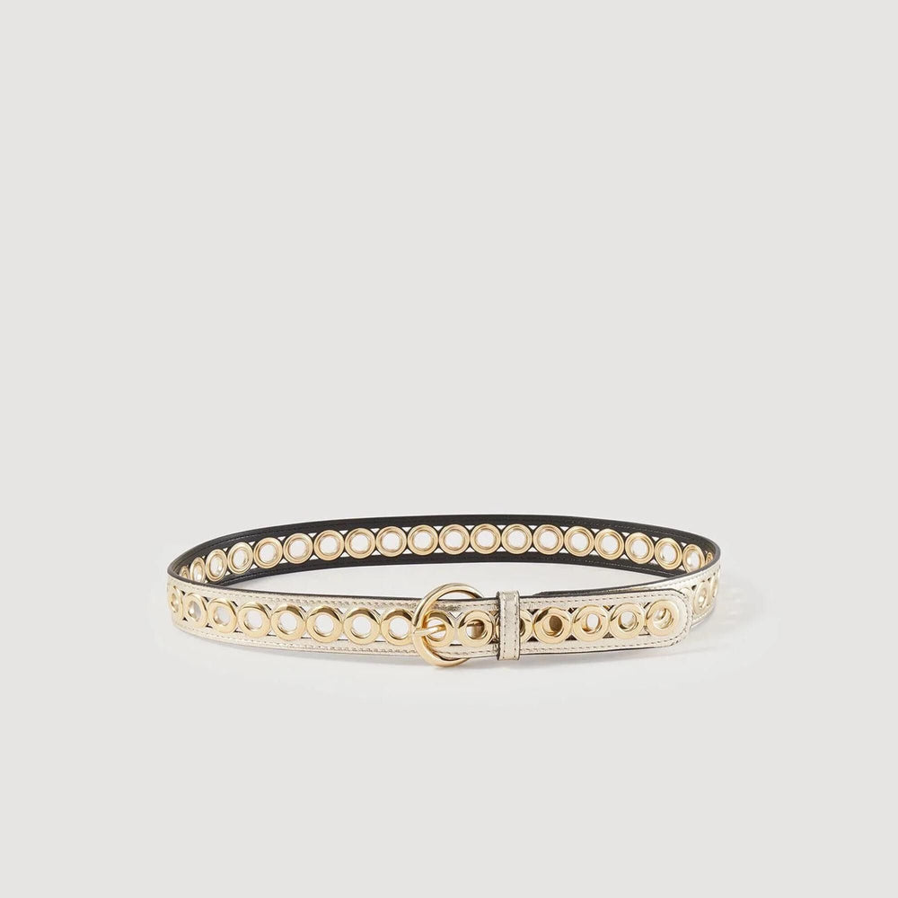 Sandro / Belt with eyelets Gold