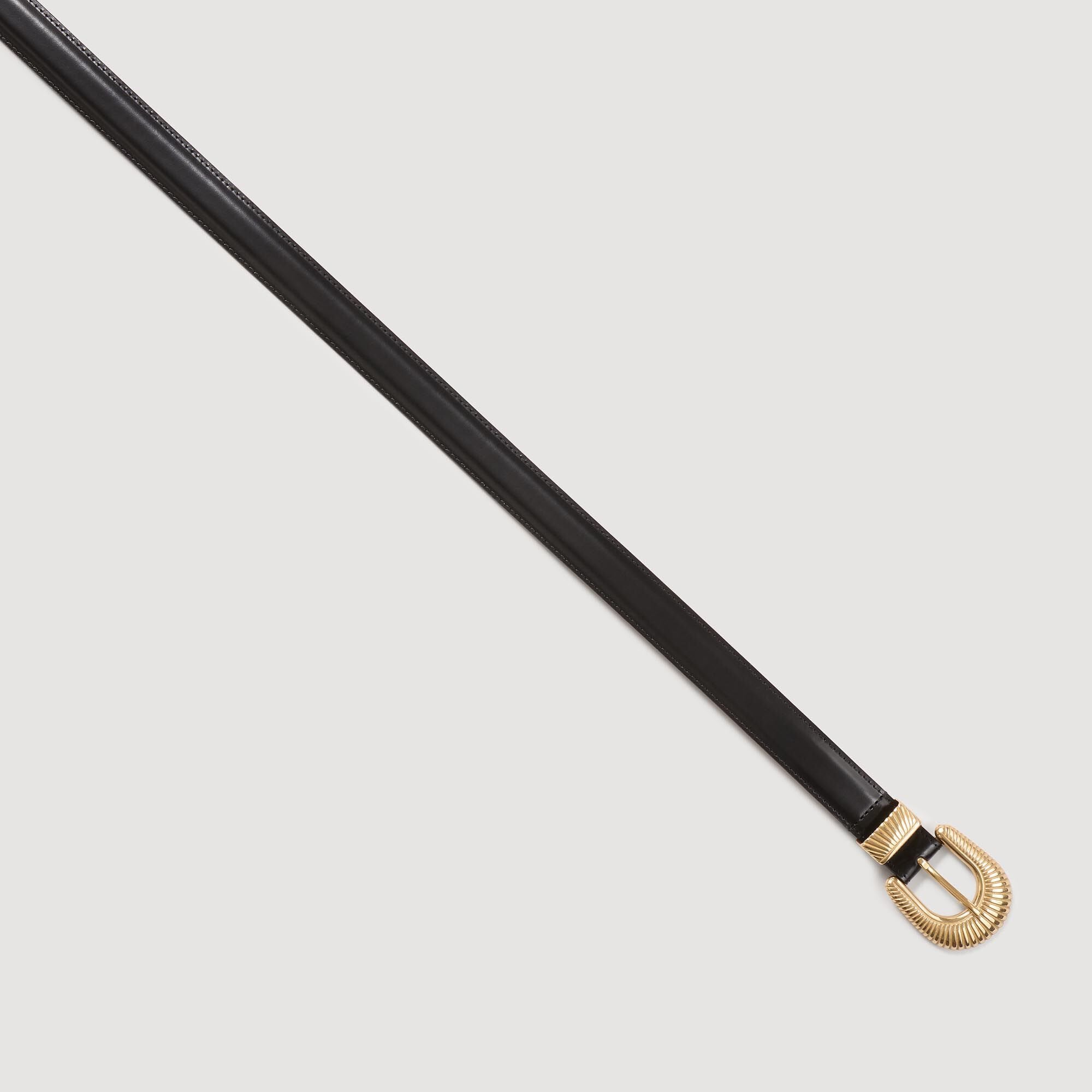 Sandro / Leather belt Black