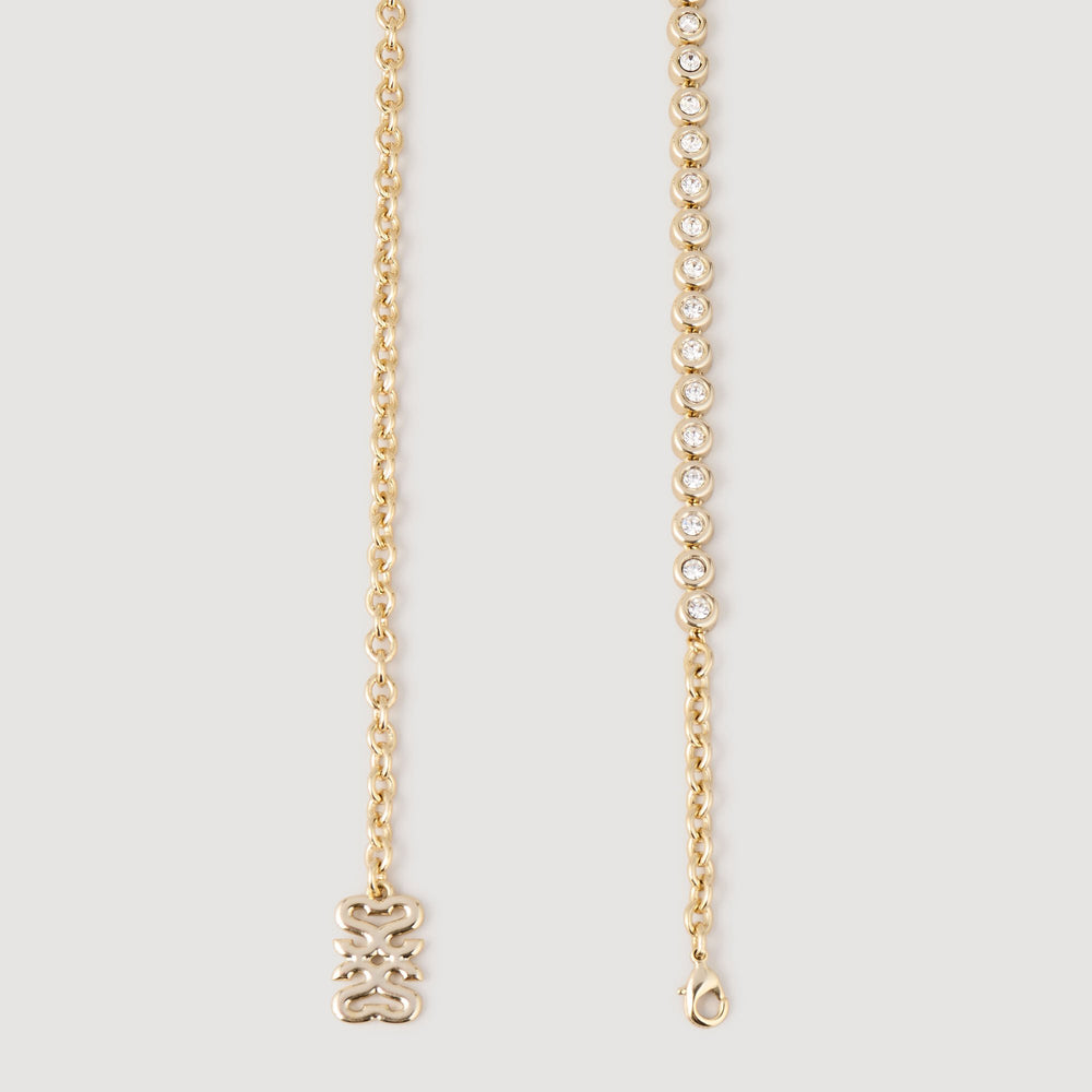 Sandro / Rhinestone jewellery belt Gold