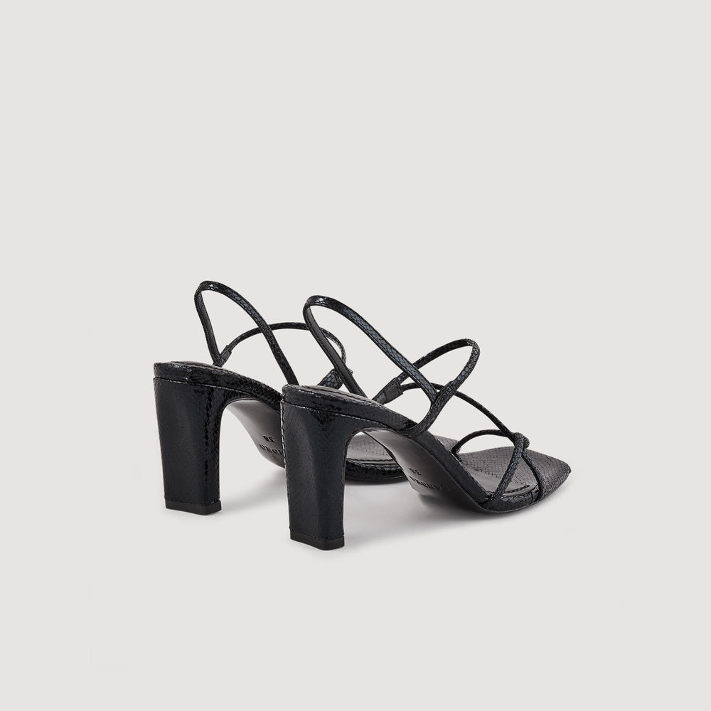 Sandro / Sandals with narrow straps Black