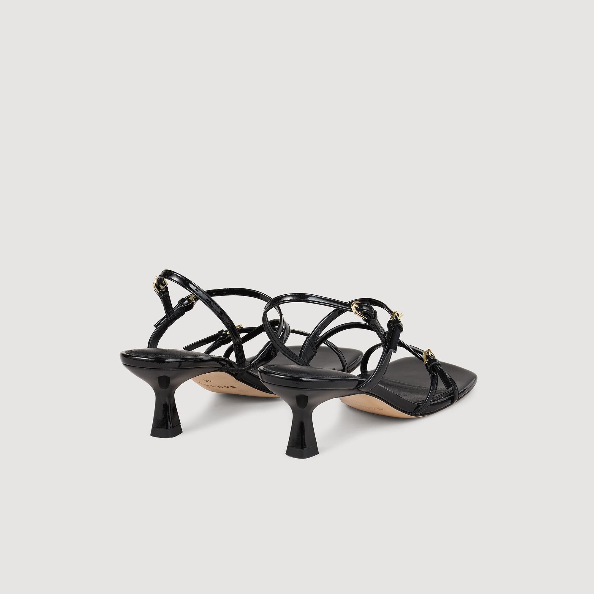 Sandro / Sandals with straps Black