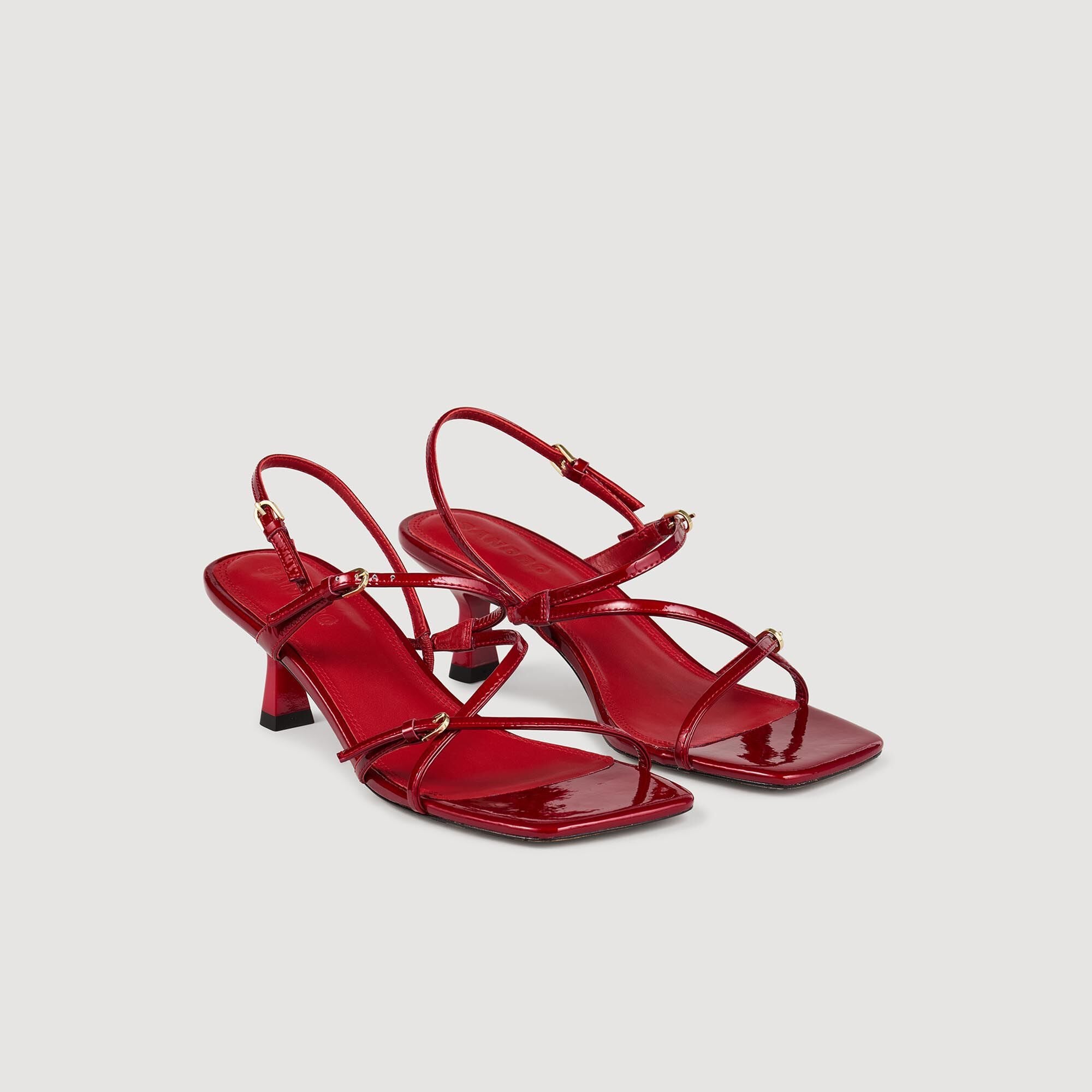 Sandro / Sandals with straps Red