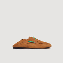 Sandro / Suede boat shoe loafers Camel