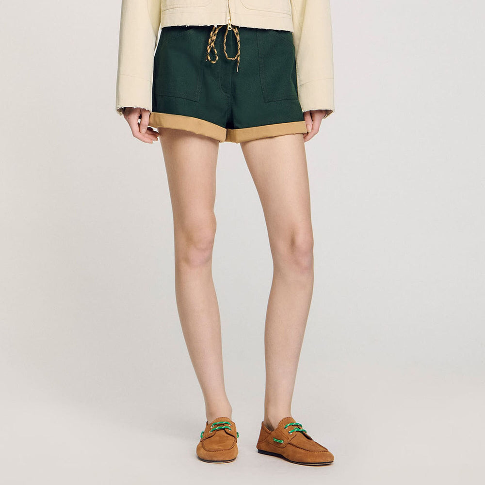 Sandro / Suede boat shoe loafers Camel
