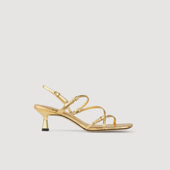 Sandro / Sandals with straps Gold