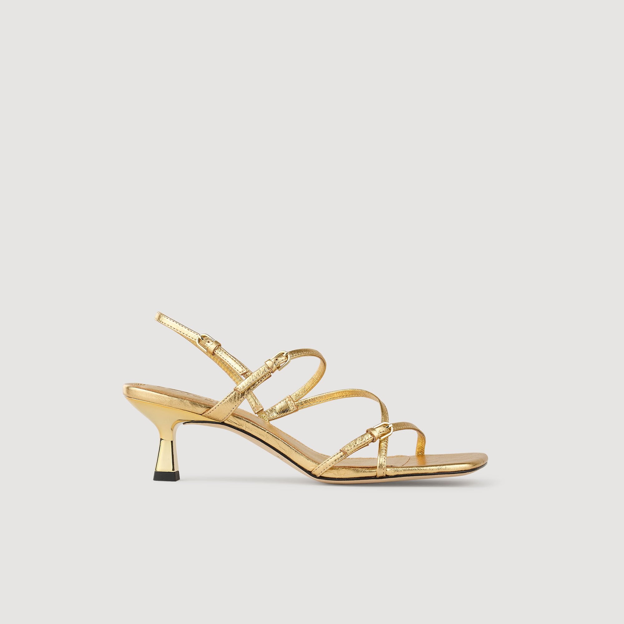 Sandro / Sandals with straps Gold