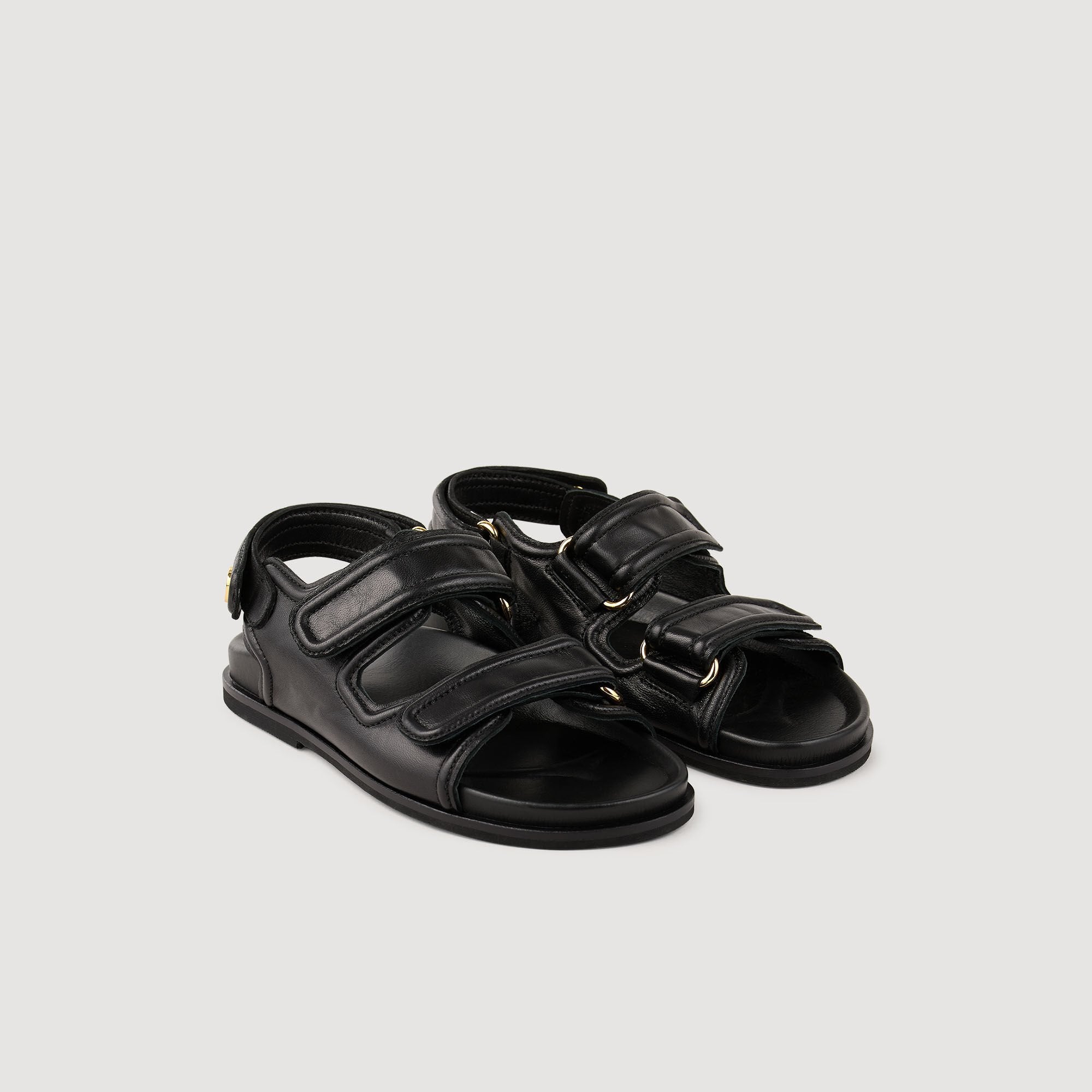Sandro / Leather sandals Black