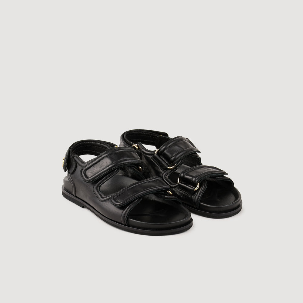 Sandro / Leather sandals Black