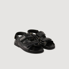 Sandro / Leather sandals Black