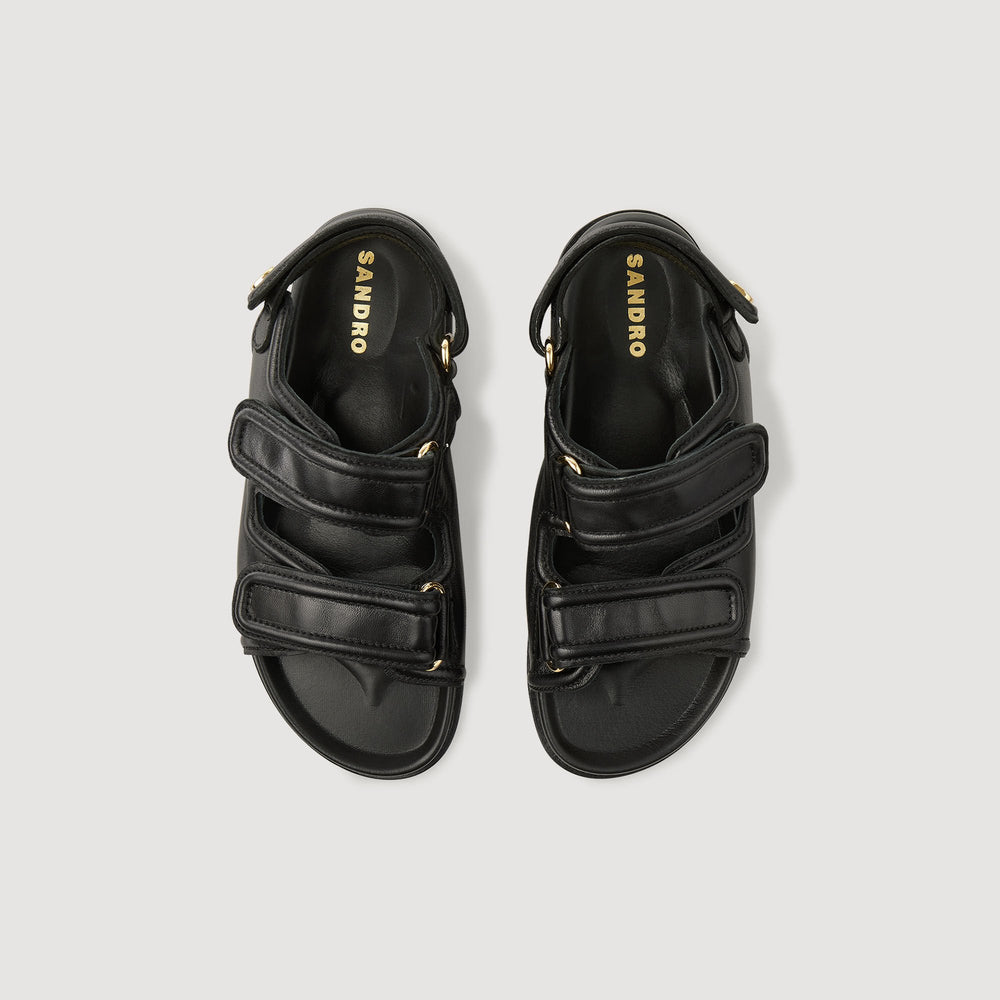 Sandro / Leather sandals Black