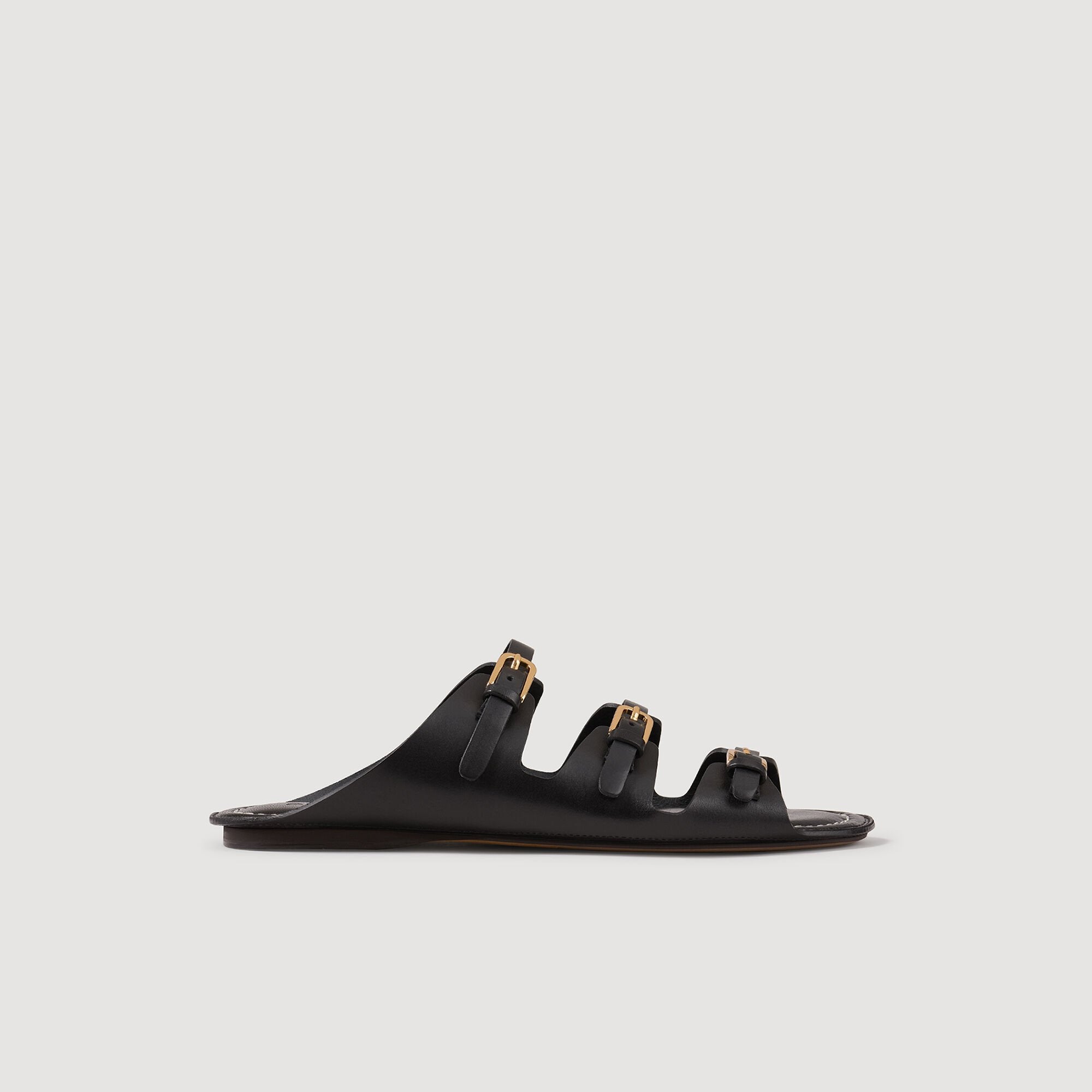 Sandro / Leather sandals Black