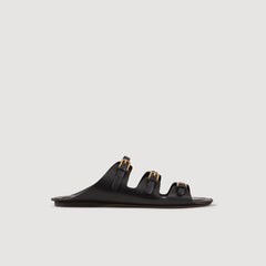 Sandro / Leather sandals Black