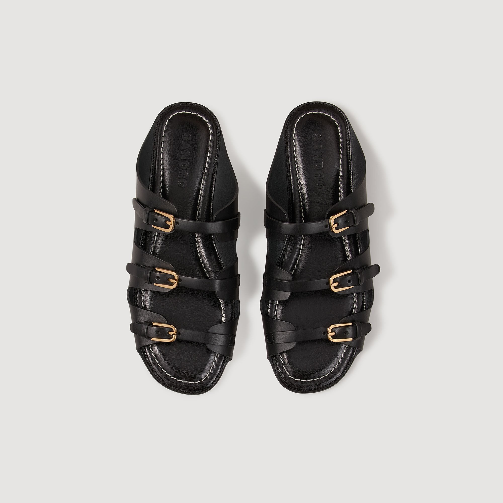 Sandro / Leather sandals Black