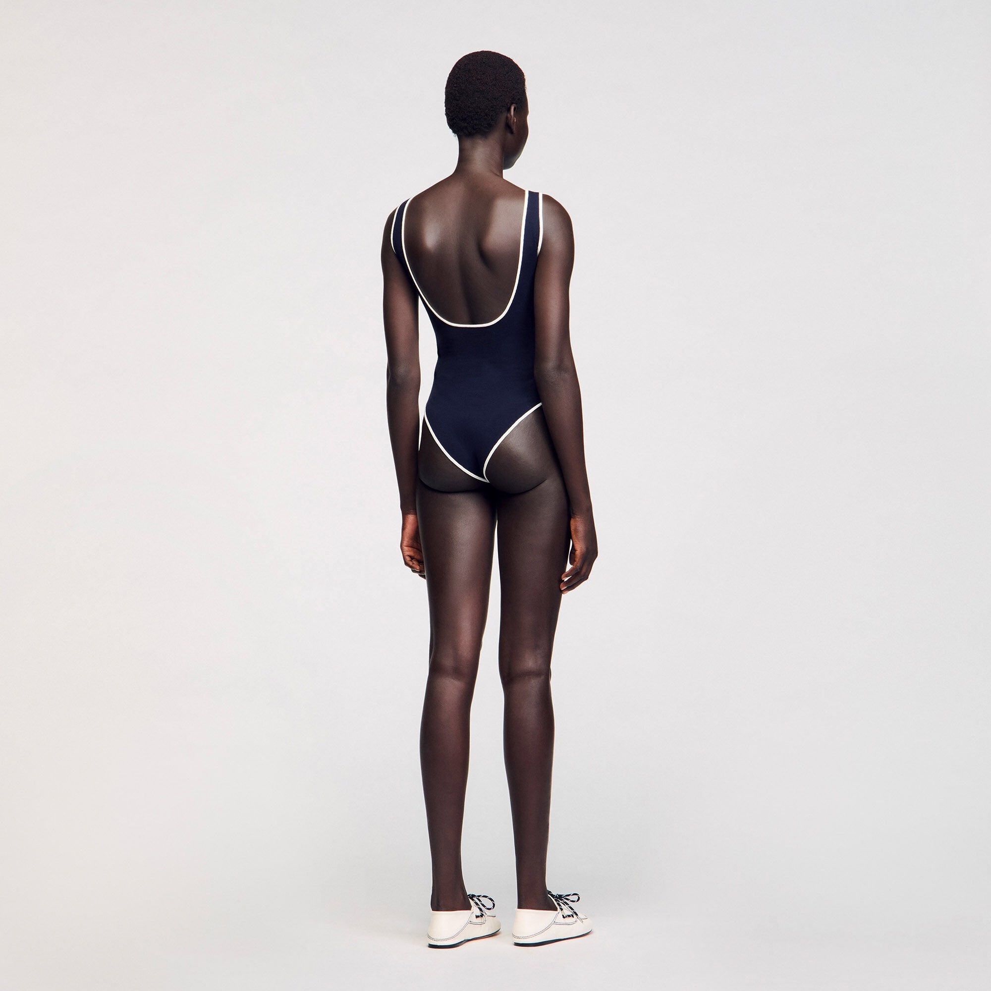 Sandro / Knit bodysuit Navy Blue