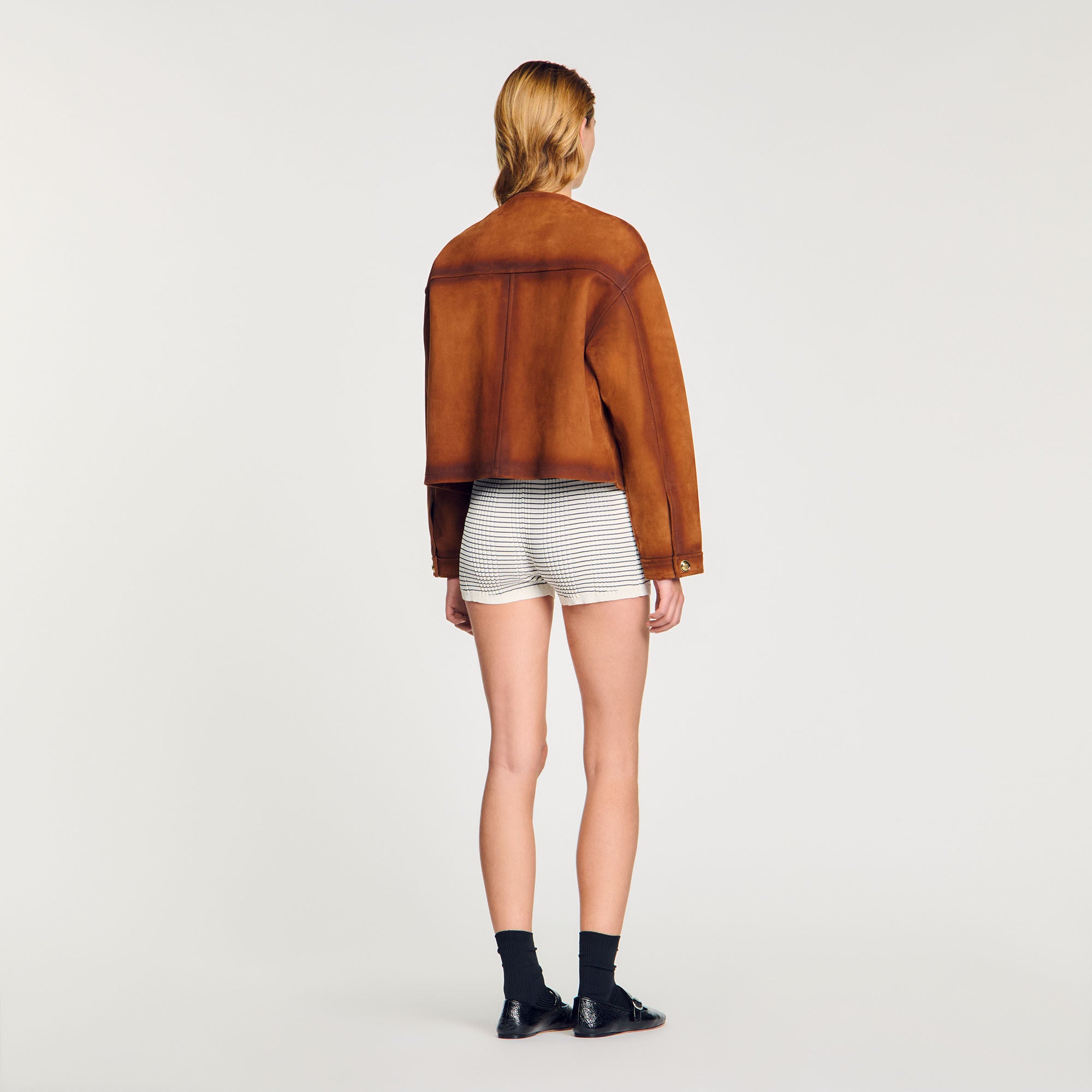 Sandro / Suede jacket Camel