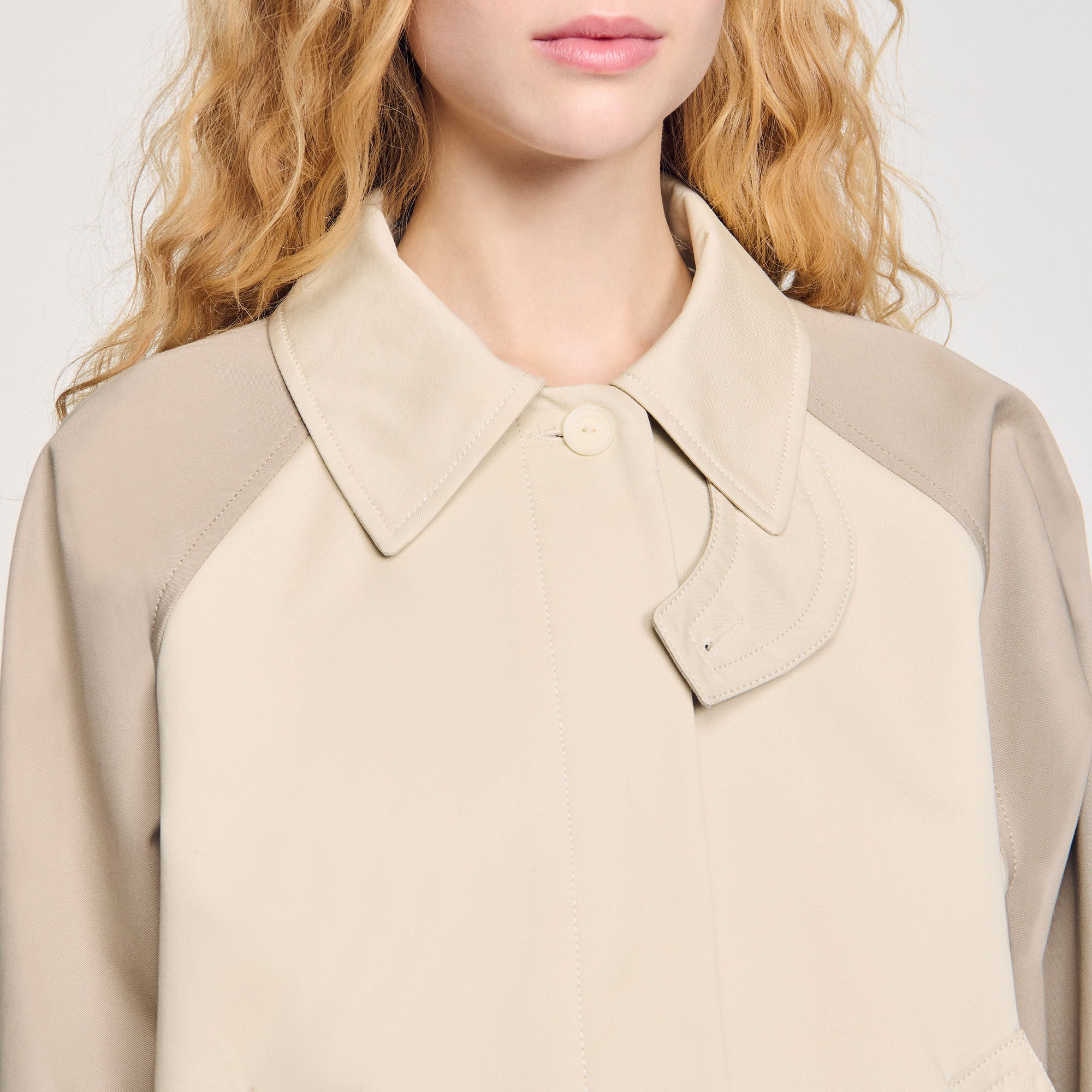 Sandro / Two-tone jacket Beige