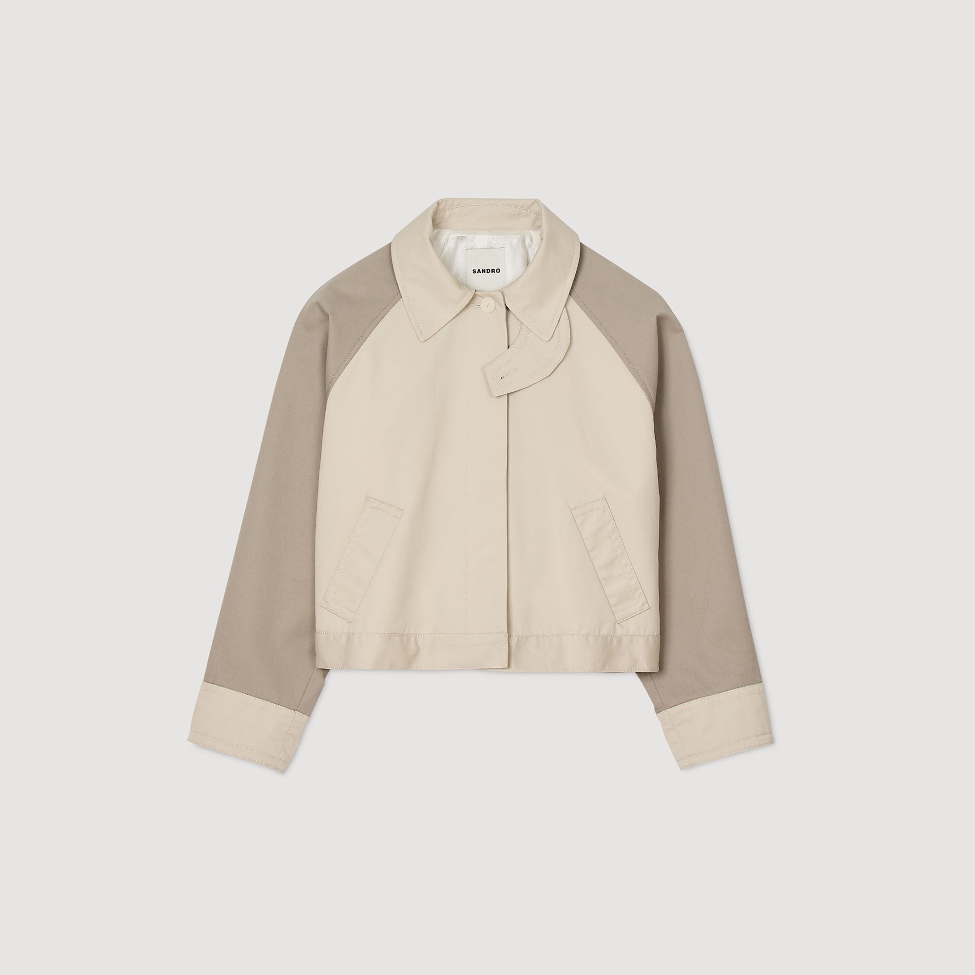 Sandro / Two-tone jacket Beige