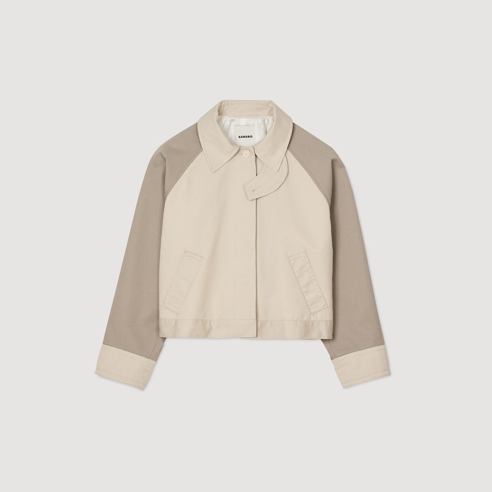 Sandro / Two-tone jacket Beige