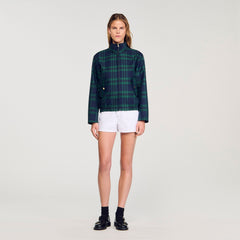 Sandro / Checked jacket Green / Blue