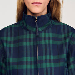 Sandro / Checked jacket Green / Blue