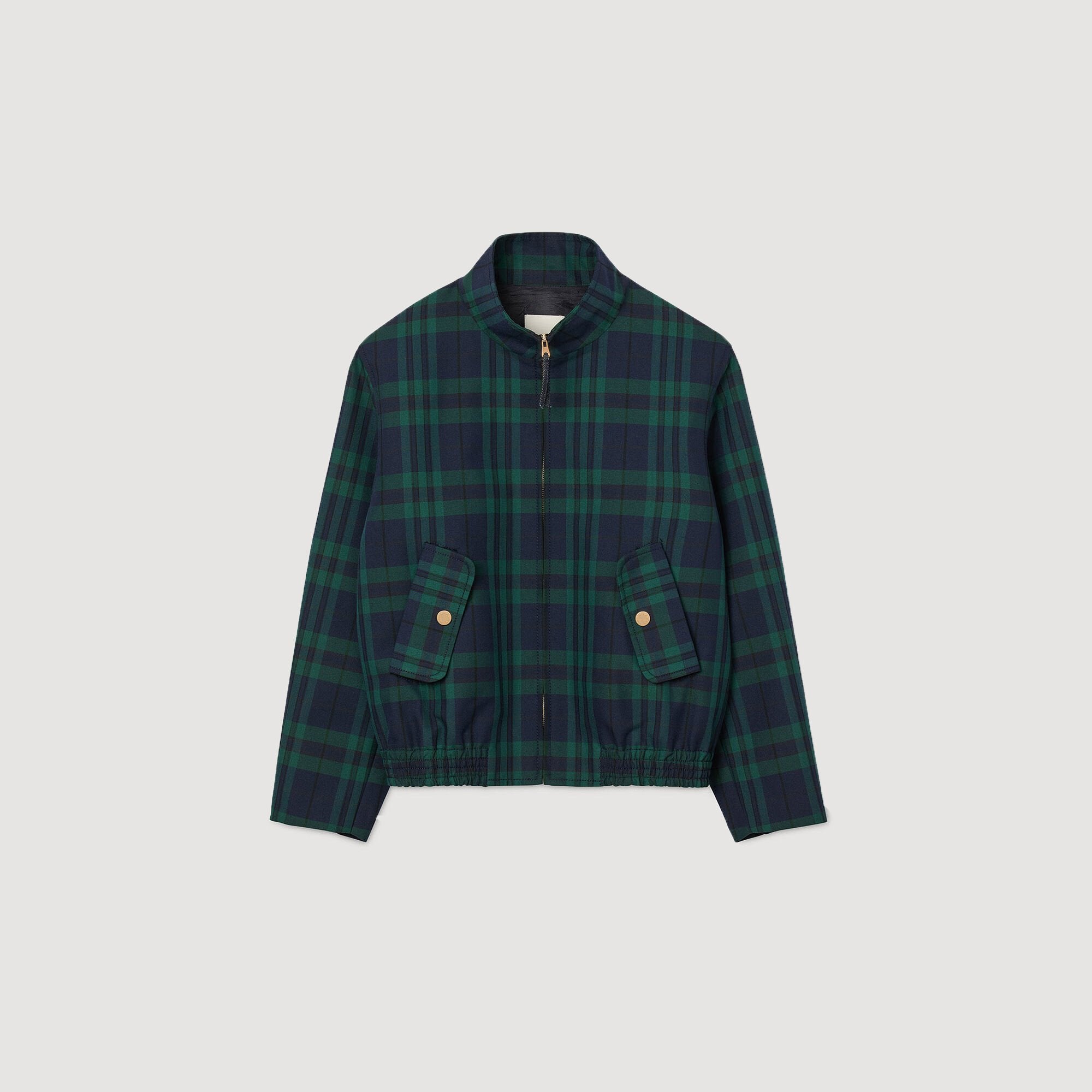 Sandro / Checked jacket Green / Blue