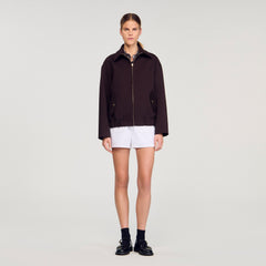 Sandro / Oversized jacket Brown