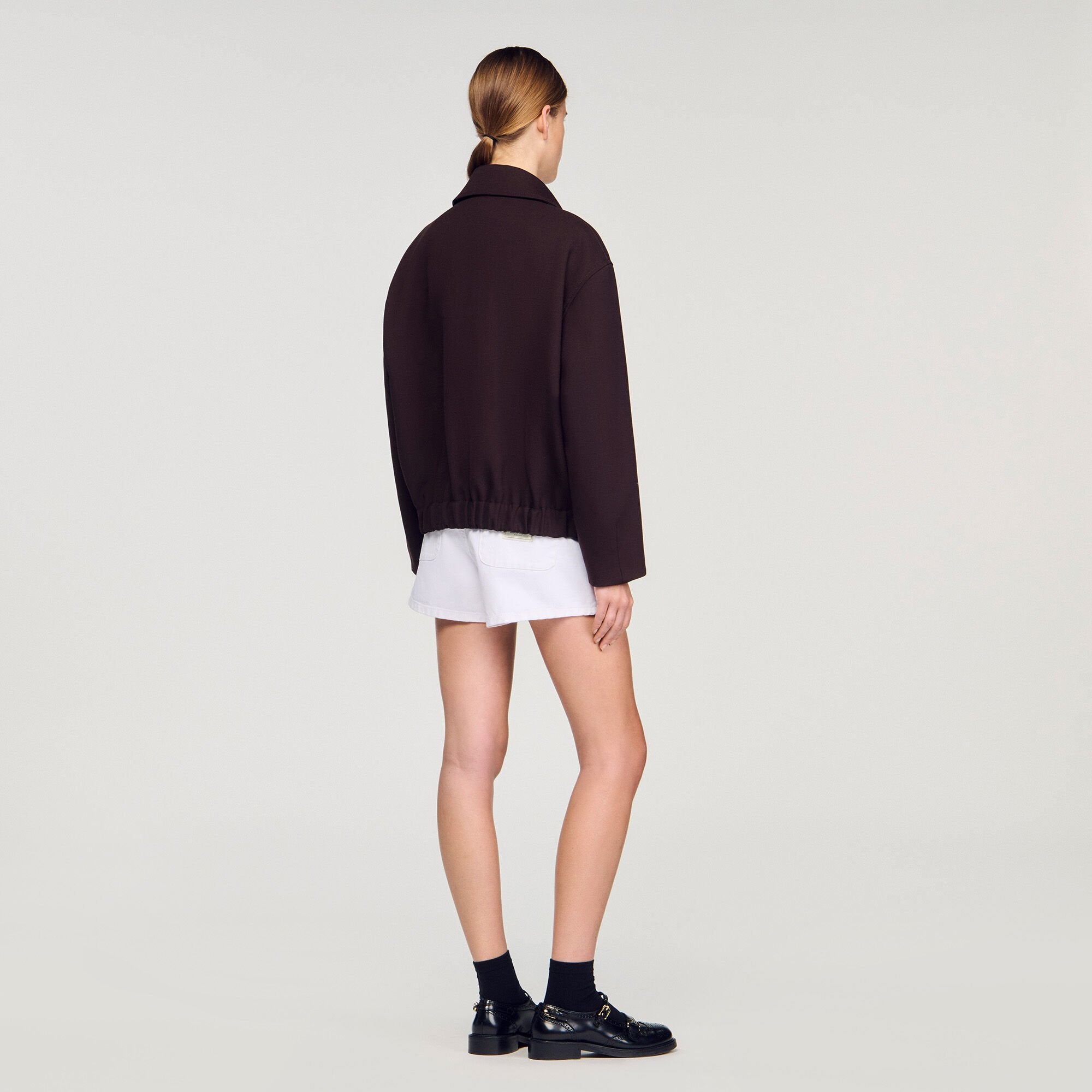 Sandro / Oversized jacket Brown
