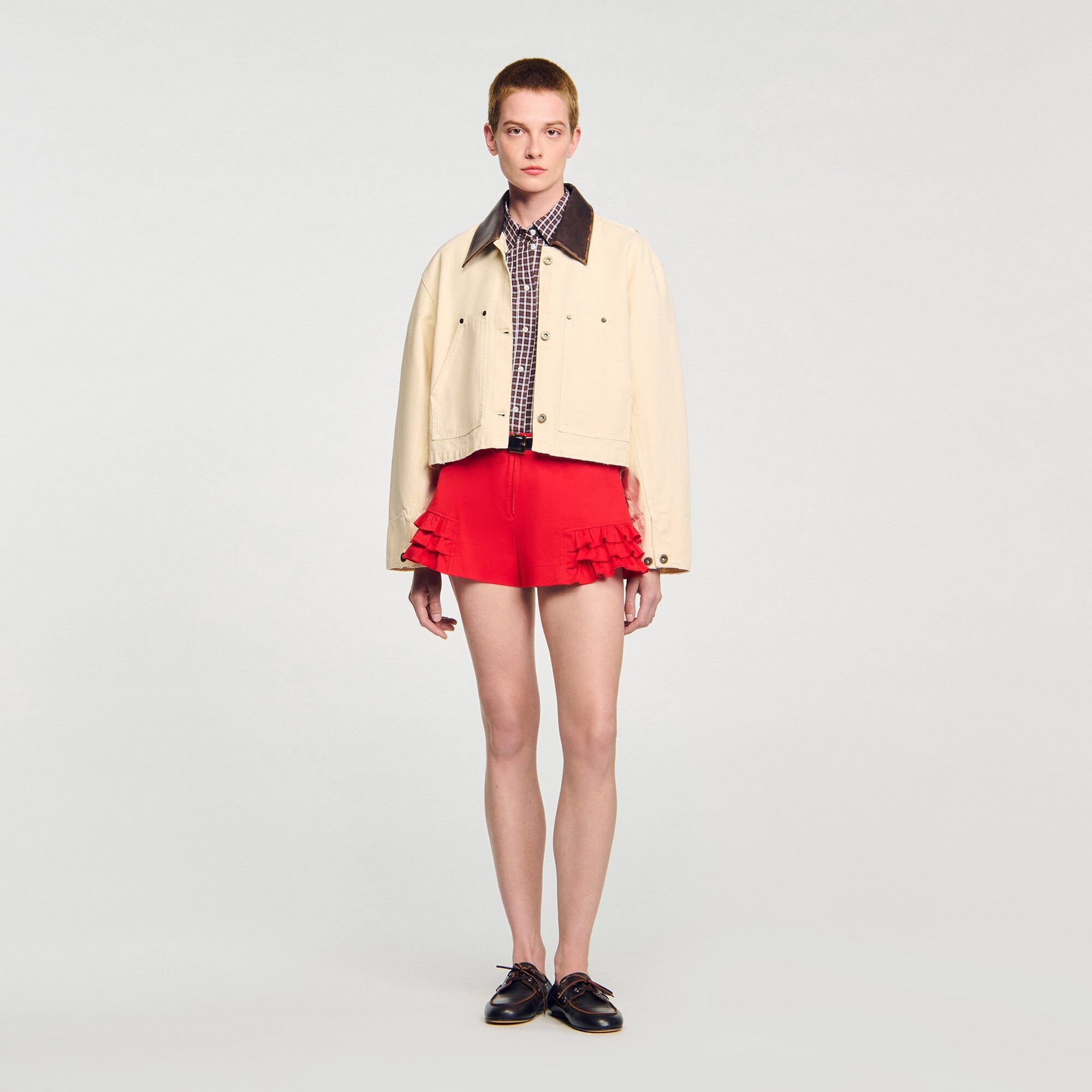 Sandro / Workwear jacket Ecru