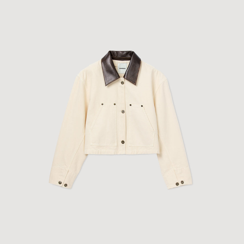 Sandro / Workwear jacket Ecru