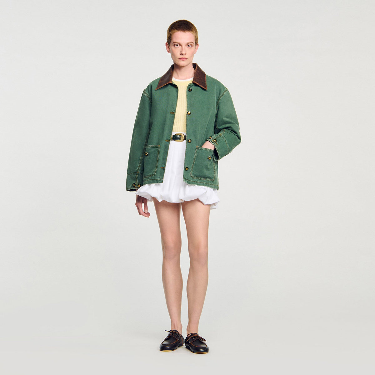 Sandro / Workwear Jacket Dark Green