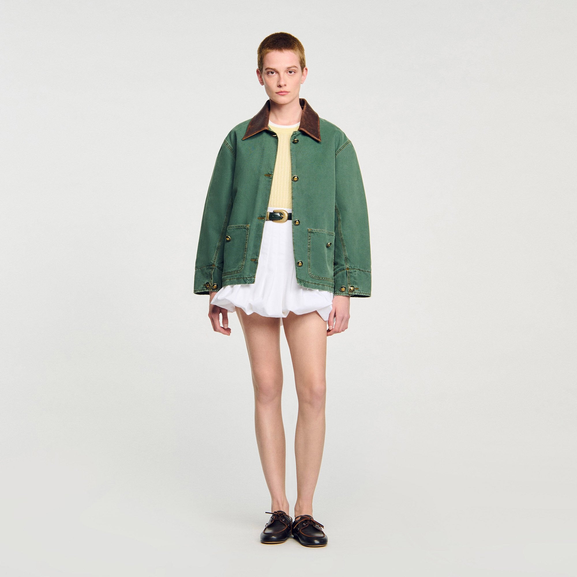 Sandro / Workwear Jacket Dark Green