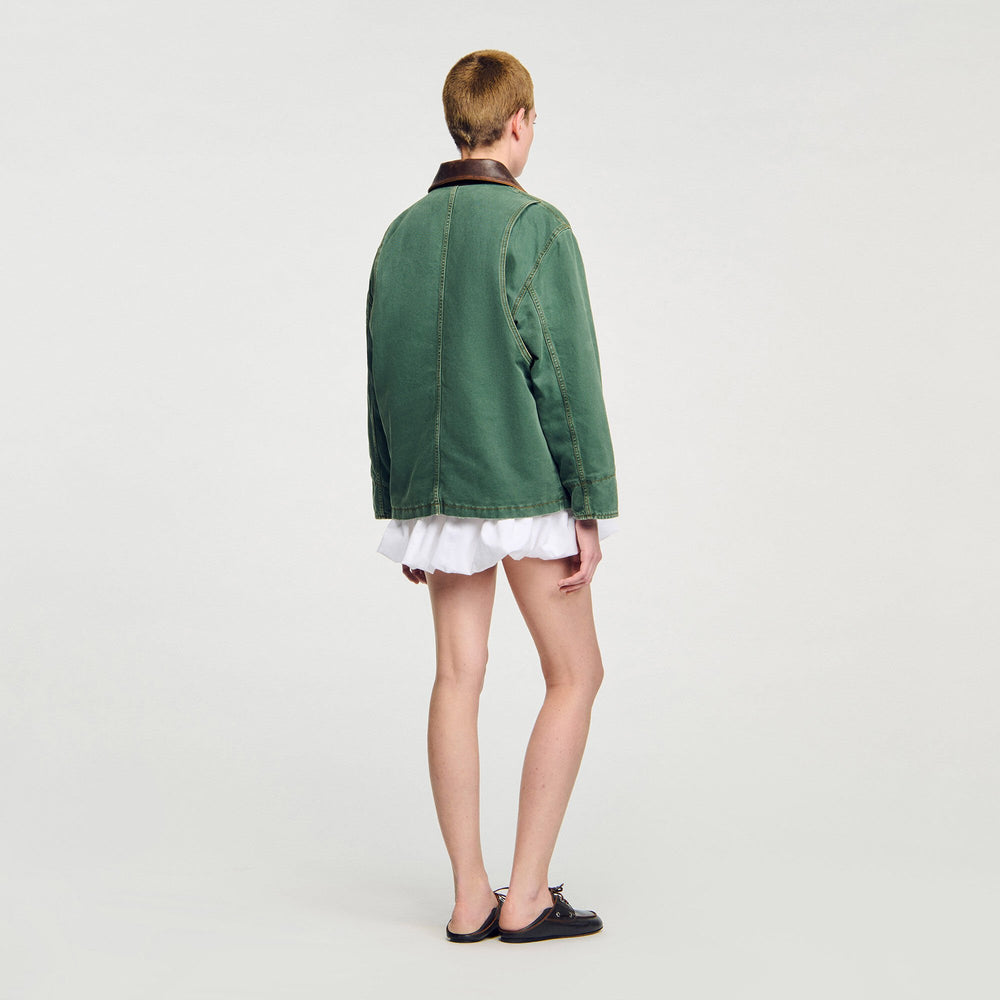 Sandro / Workwear Jacket Dark Green