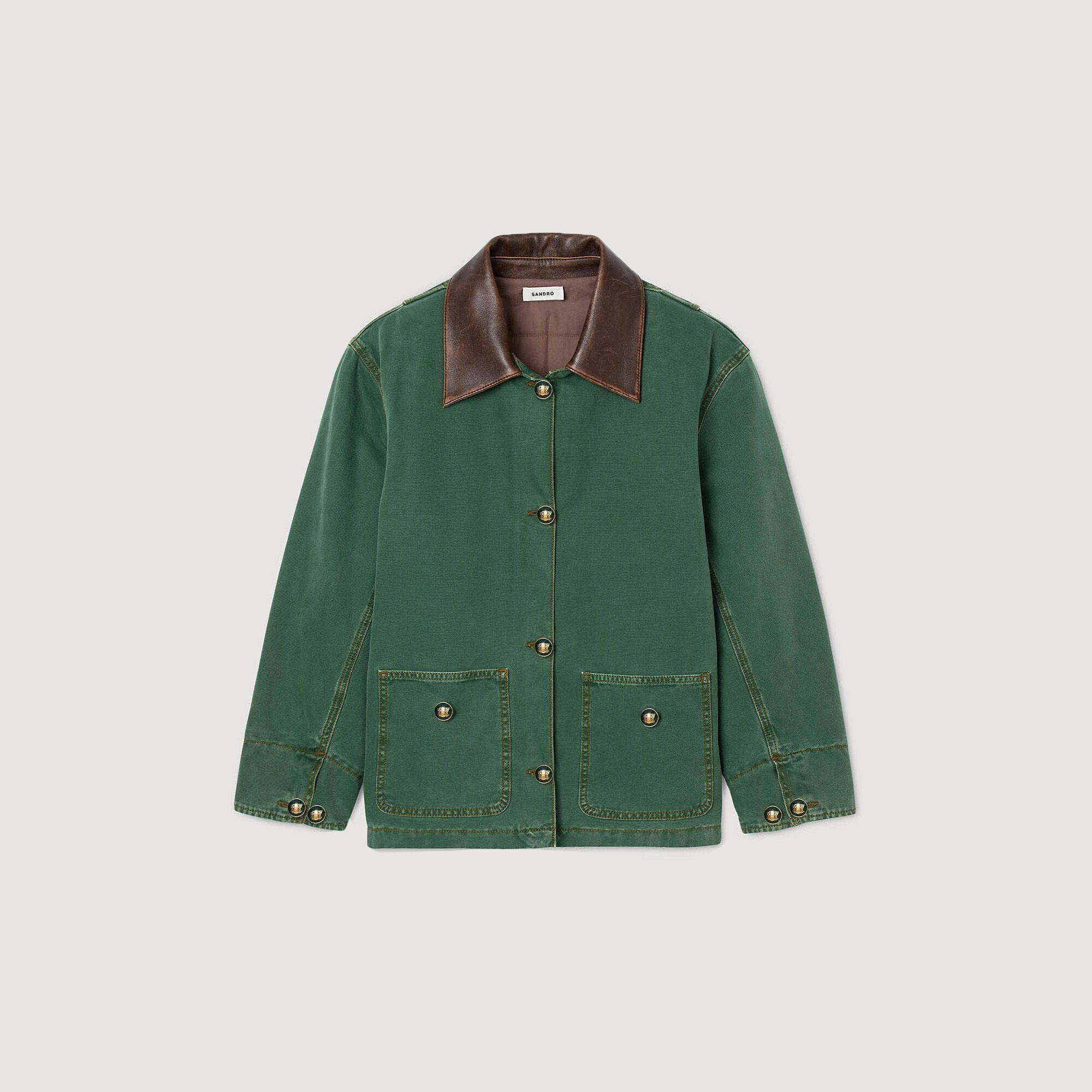 Sandro / Workwear Jacket Dark Green