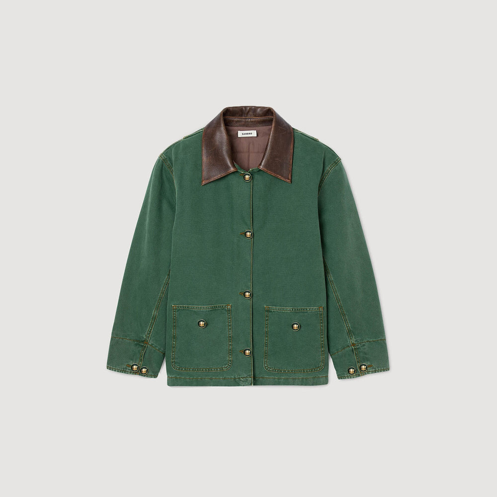 Sandro / Workwear Jacket Dark Green