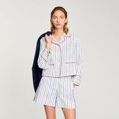 Sandro / Striped shirt Blue / Ecru