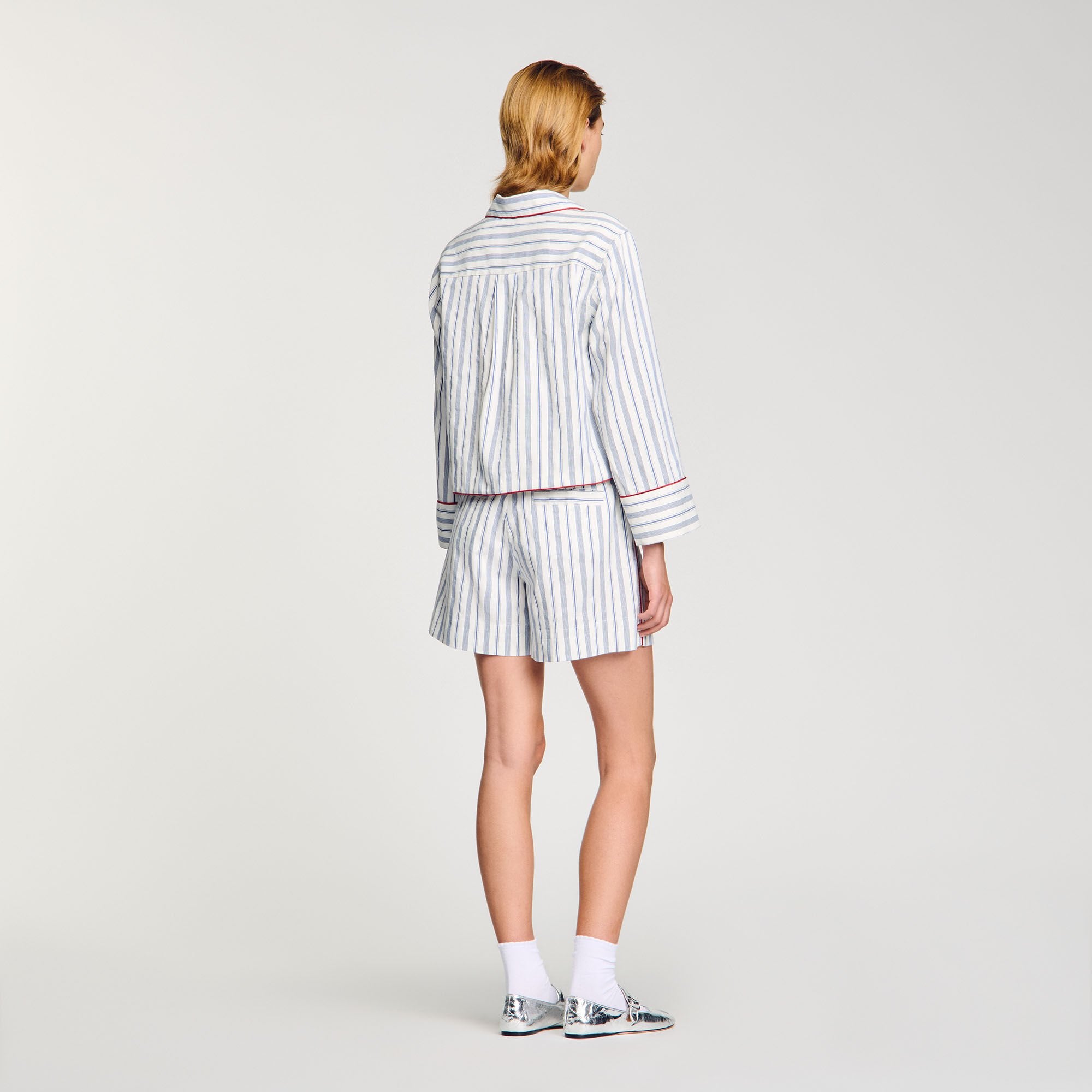 Sandro / Striped shirt Blue / Ecru