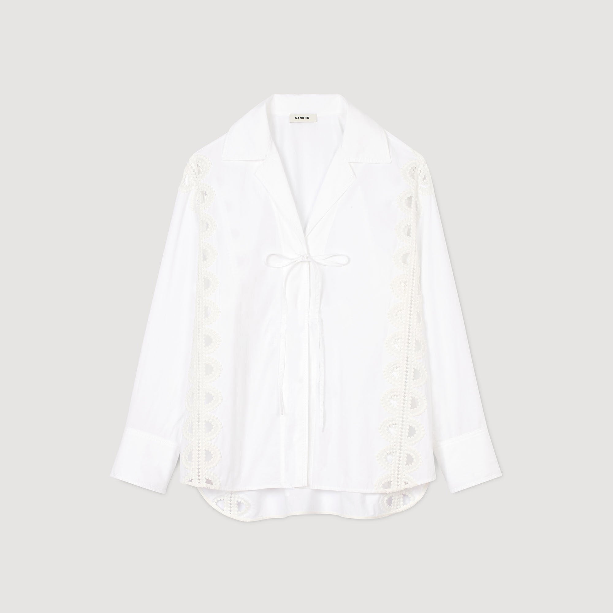 Sandro / Poplin shirt White