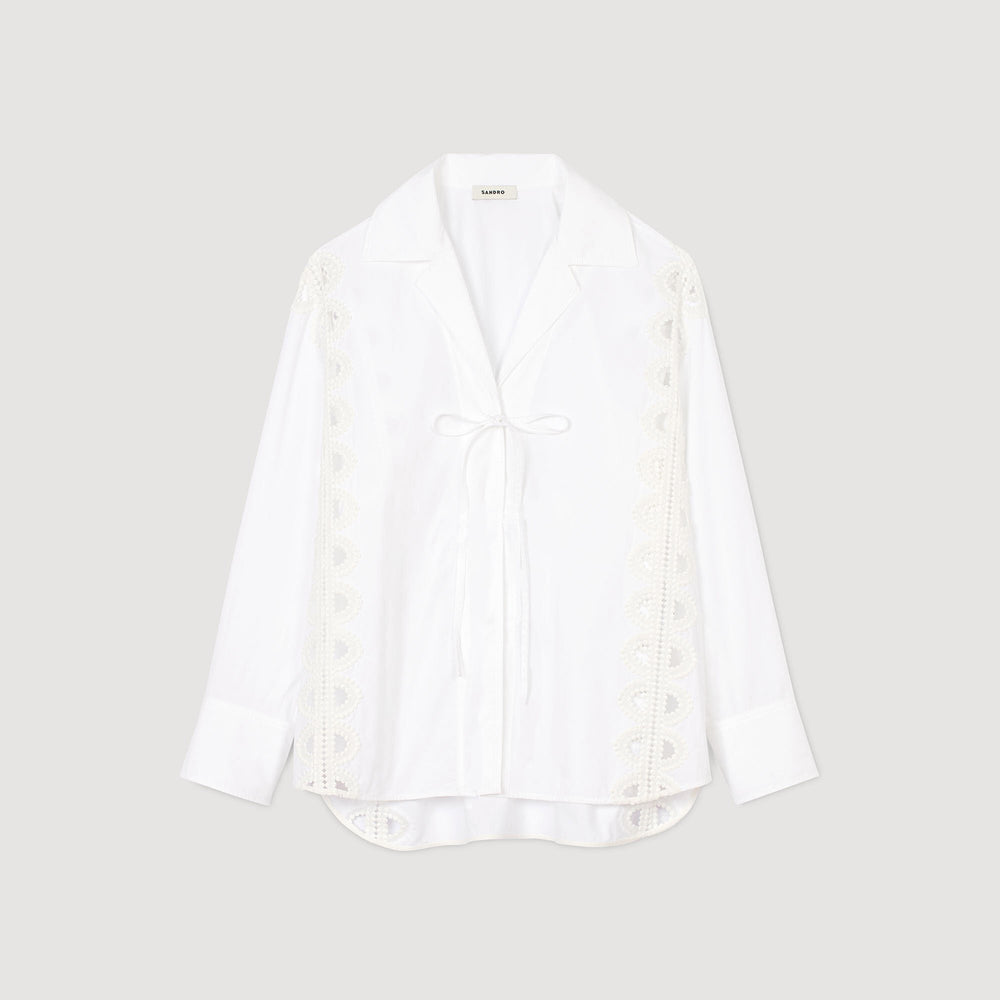 Sandro / Poplin shirt White